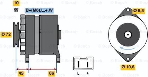 BOSCH 0 986 037 301 - Alternator car-mod.net