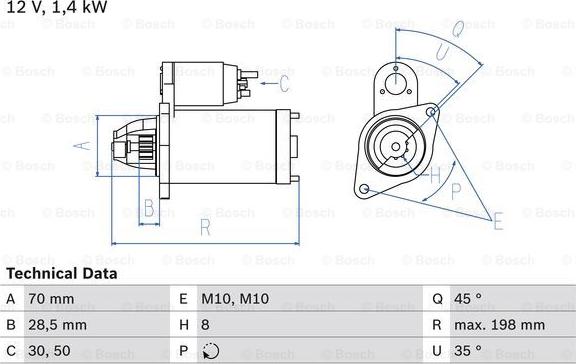 BOSCH 0 986 026 020 - Starter car-mod.net
