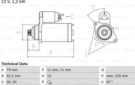 BOSCH 0 986 026 150 - Starter car-mod.net