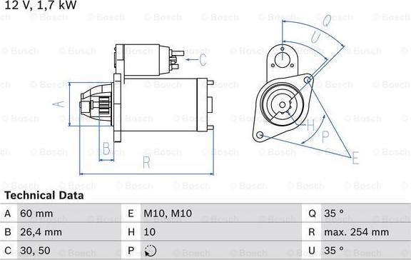 BOSCH 0 986 022 240 - Starter car-mod.net