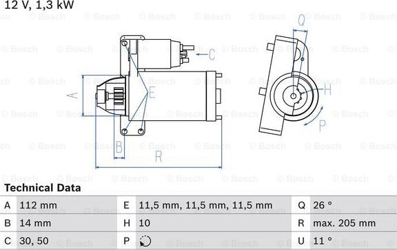 BOSCH 0 986 023 480 - Starter car-mod.net
