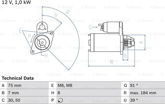 BOSCH 0 986 022 101 - Starter car-mod.net
