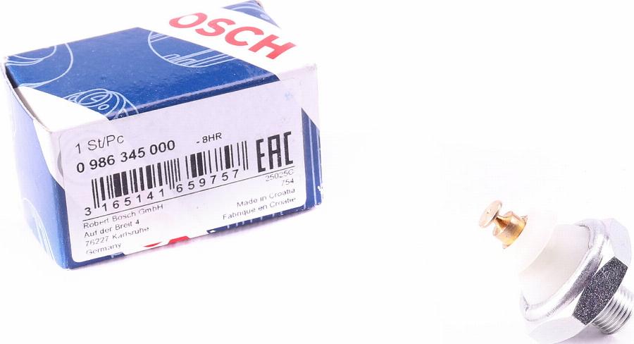 BOSCH 0 986 345 000 - Sender Unit, oil pressure car-mod.net
