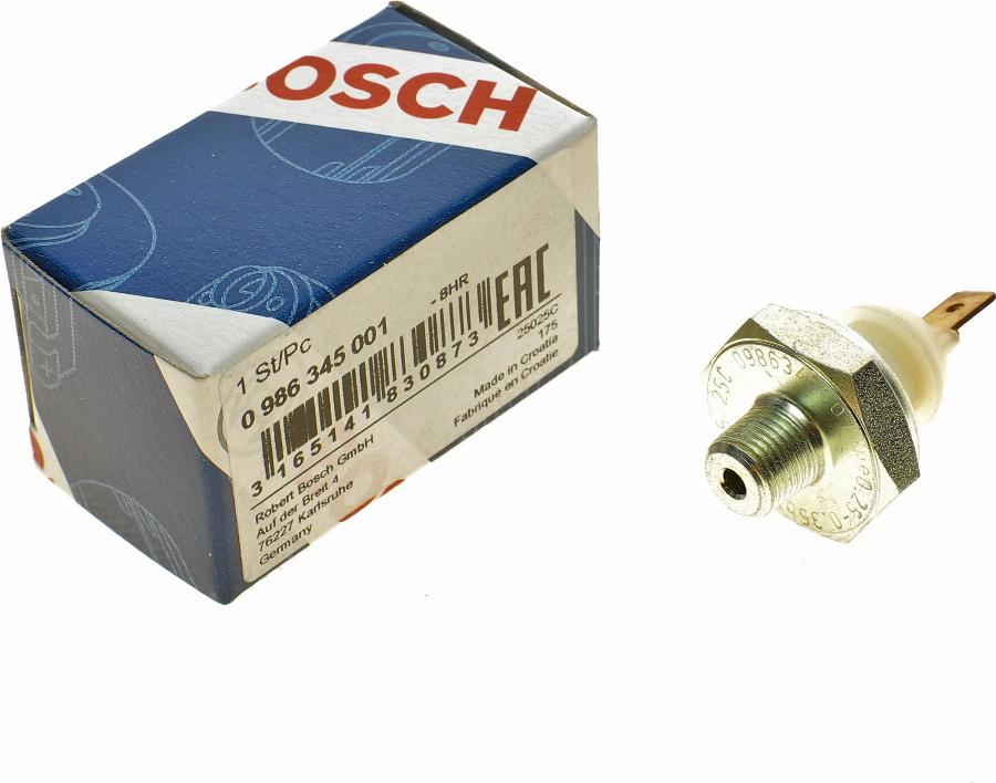 BOSCH 0 986 345 001 - Sender Unit, oil pressure car-mod.net
