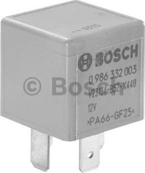 BOSCH 0 986 332 003 - Relay, main current car-mod.net