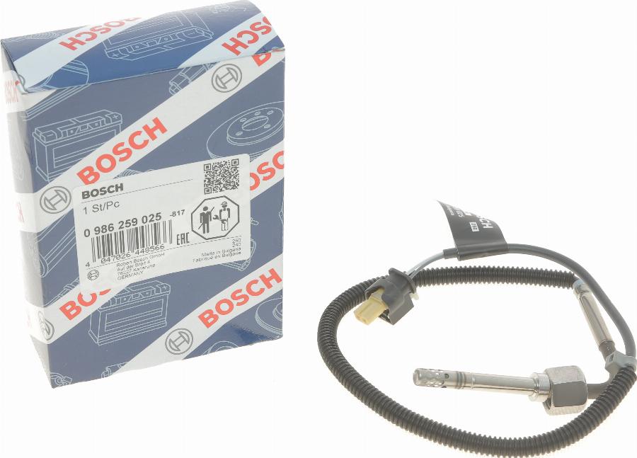 BOSCH 0 986 259 025 - Sensor of exhaust gas Temperature car-mod.net