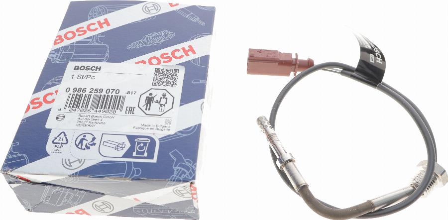 BOSCH 0 986 259 070 - Sensor of exhaust gas Temperature car-mod.net