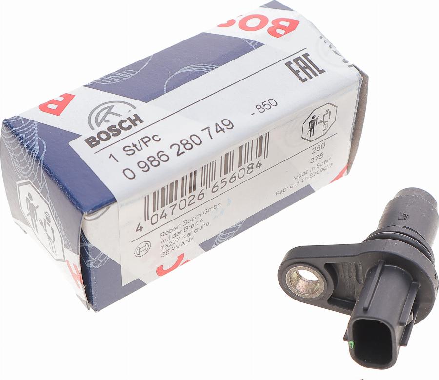 BOSCH 0 986 280 749 - Crankshaft position sensor, RPM car-mod.net