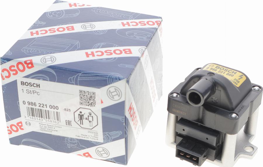 BOSCH 0 986 221 000 - Ignition Coil car-mod.net