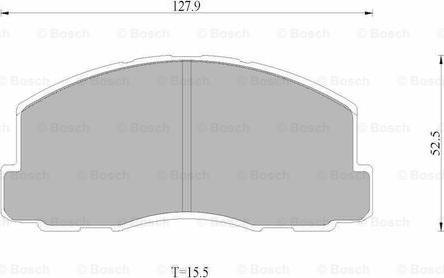 BOSCH 0 986 AB9 003 - Brake Pad Set, disc brake car-mod.net