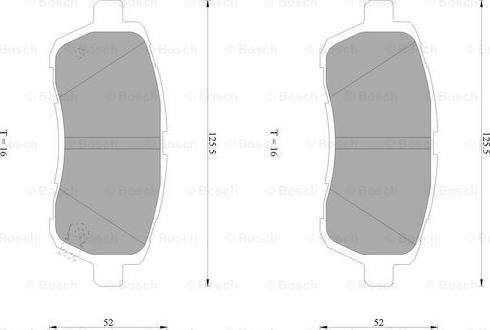 BOSCH 0 986 AB1 072 - Brake Pad Set, disc brake car-mod.net