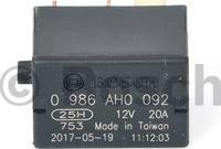 BOSCH 0986AH0092 - Relay, horn car-mod.net