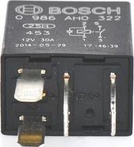 BOSCH 0 986 AH0 322 - Relay, main current car-mod.net