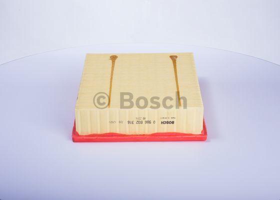 BOSCH 0 986 B02 316 - Engine Air Filter car-mod.net