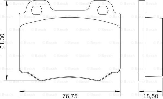 BOSCH 0 986 BB0 031 - Brake Pad Set, disc brake car-mod.net