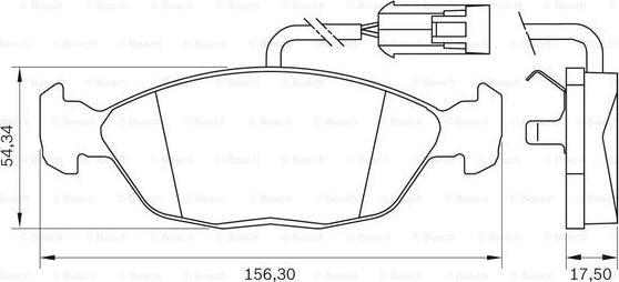 BOSCH 0 986 BB0 037 - Brake Pad Set, disc brake car-mod.net