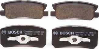 BOSCH 0 986 BB0 723 - Brake Pad Set, disc brake car-mod.net