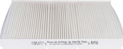 BOSCH 0 986 BF0 711 - Filter, interior air car-mod.net
