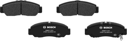 BOSCH 0 986 T11 321 - Brake Pad Set, disc brake car-mod.net