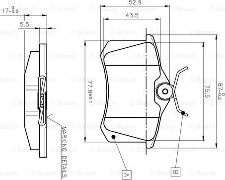 BENDIX 573005 - Brake Pad Set, disc brake car-mod.net
