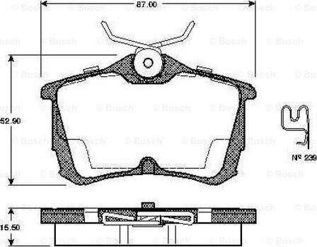 4U Autoparts 37528HN - Brake Pad Set, disc brake car-mod.net