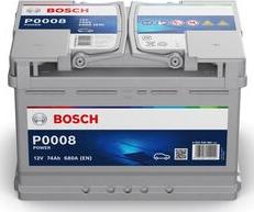 BOSCH 0 092 P00 080 - Starter Battery car-mod.net