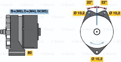 BOSCH 0 120 469 891 - Alternator car-mod.net