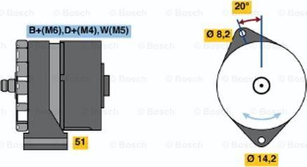 BOSCH 0 120 469 798 - Alternator car-mod.net