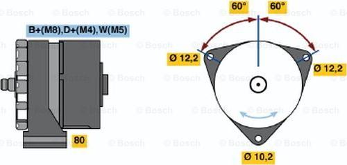 BOSCH 0 986 034 400 - Alternator car-mod.net