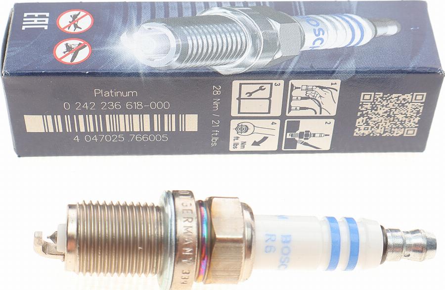 BOSCH 0 242 236 618 - Spark Plug car-mod.net