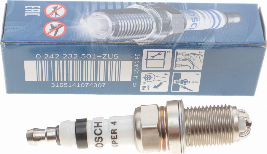 BOSCH 0 242 232 501 - Spark Plug car-mod.net