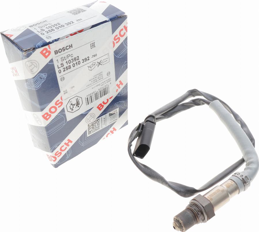BOSCH 0 258 010 392 - Oxygen, Lambda Sensor car-mod.net