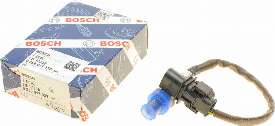 BOSCH 0 258 017 339 - Oxygen, Lambda Sensor car-mod.net