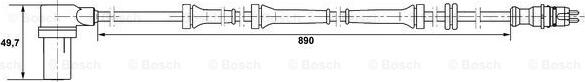 BOSCH 0 265 006 157 - ABS sensor, wheel speed car-mod.net
