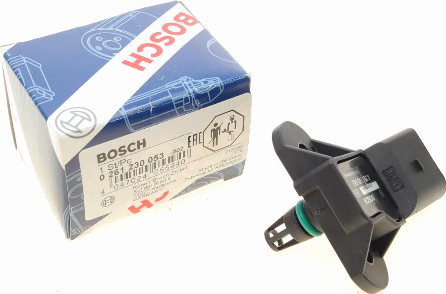 BOSCH 0 261 230 053 - Pressure Sensor, brake booster car-mod.net