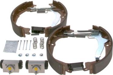 BOSCH 0 204 114 709 - Drum Brake Shoe Set car-mod.net