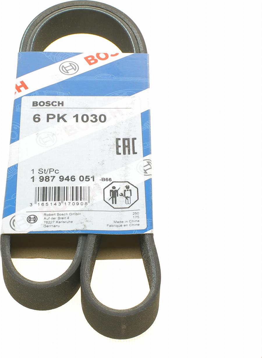 BOSCH 1 987 946 051 - V-Ribbed Belt car-mod.net