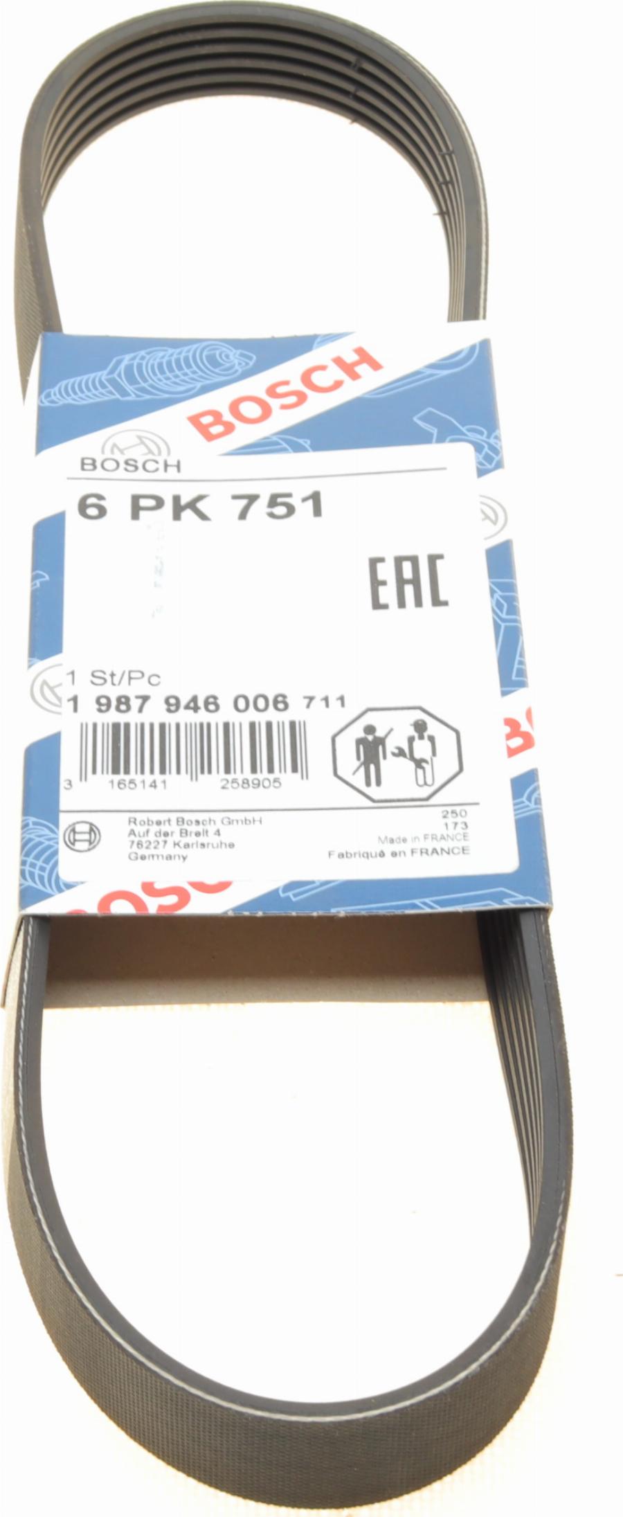 BOSCH 1 987 946 006 - V-Ribbed Belt car-mod.net