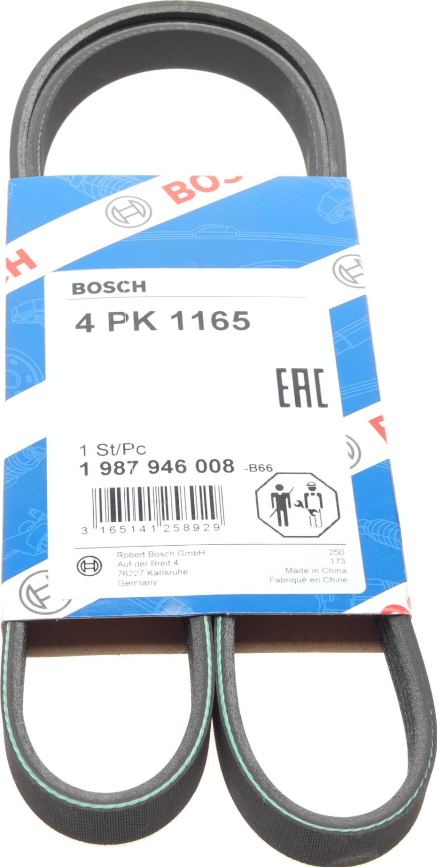BOSCH 1 987 946 008 - V-Ribbed Belt car-mod.net