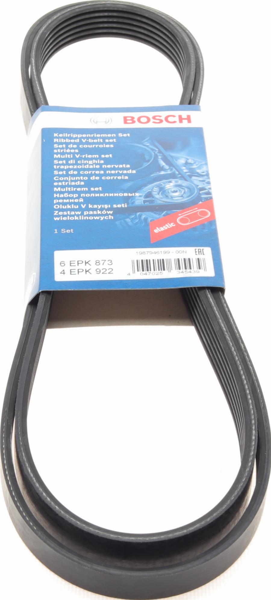 BOSCH 1 987 946 199 - V-Ribbed Belt Set car-mod.net