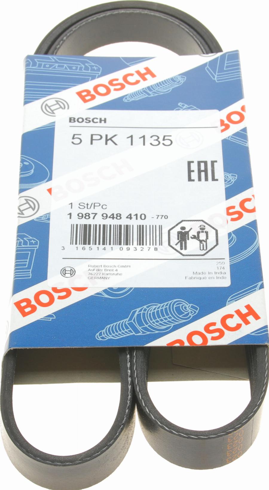 BOSCH 1 987 948 410 - V-Ribbed Belt car-mod.net