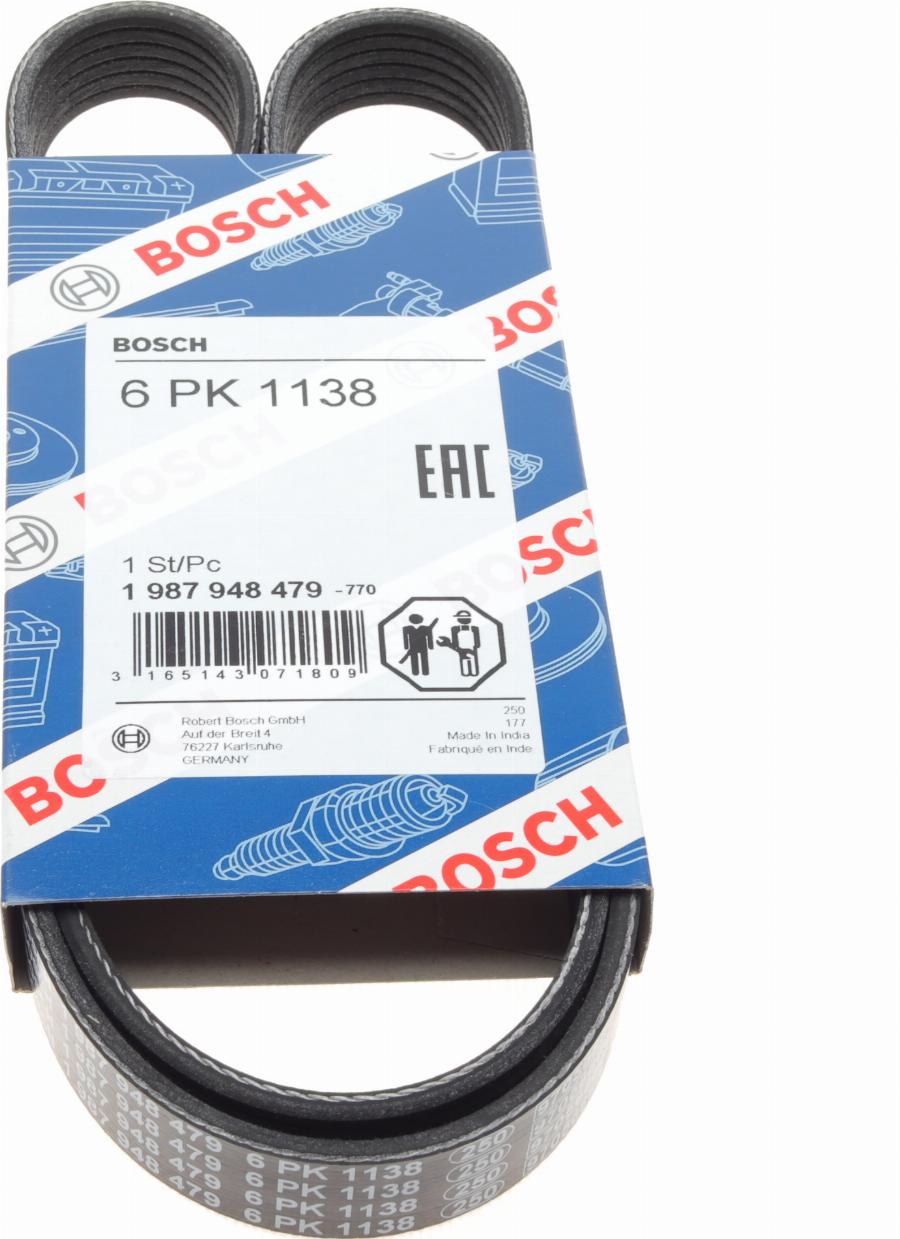 BOSCH 1 987 948 479 - V-Ribbed Belt car-mod.net