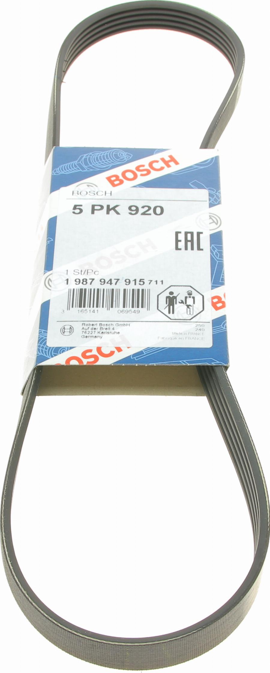 BOSCH 1 987 947 915 - V-Ribbed Belt car-mod.net