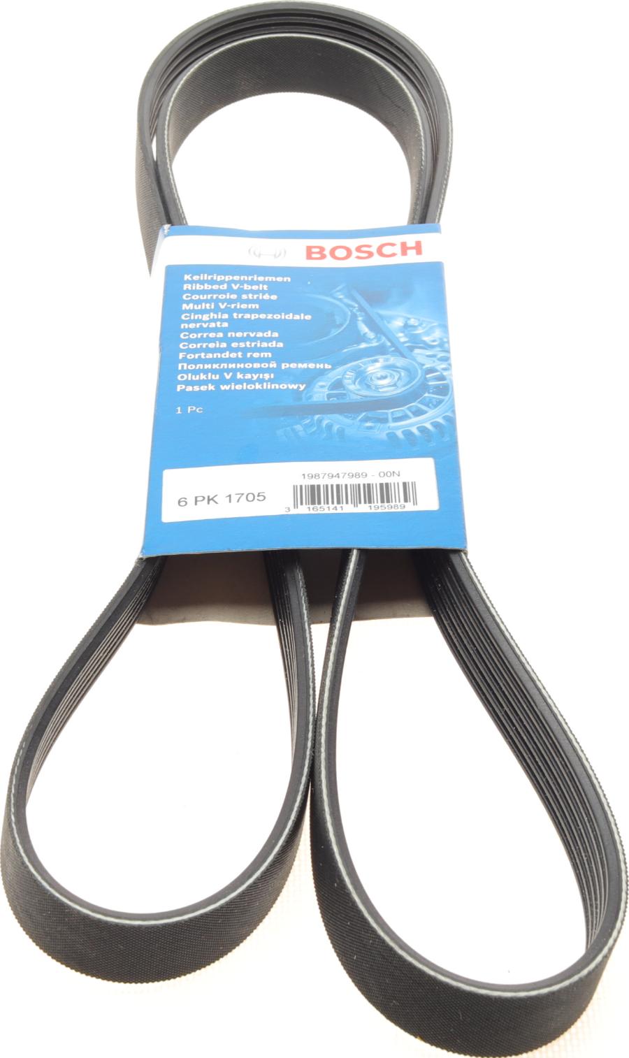 BOSCH 1 987 947 989 - V-Ribbed Belt car-mod.net