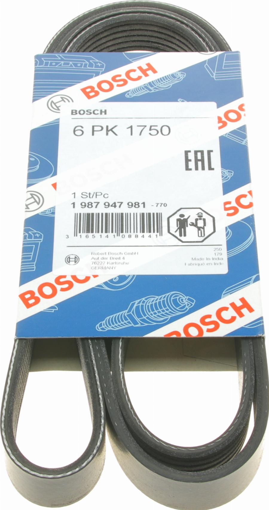 BOSCH 1 987 947 981 - V-Ribbed Belt car-mod.net