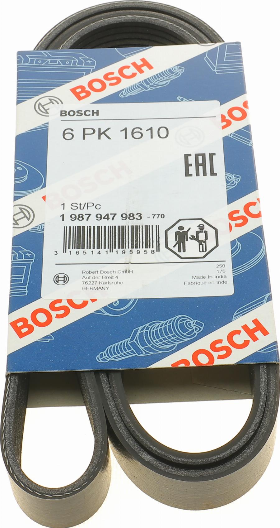 BOSCH 1 987 947 983 - V-Ribbed Belt car-mod.net
