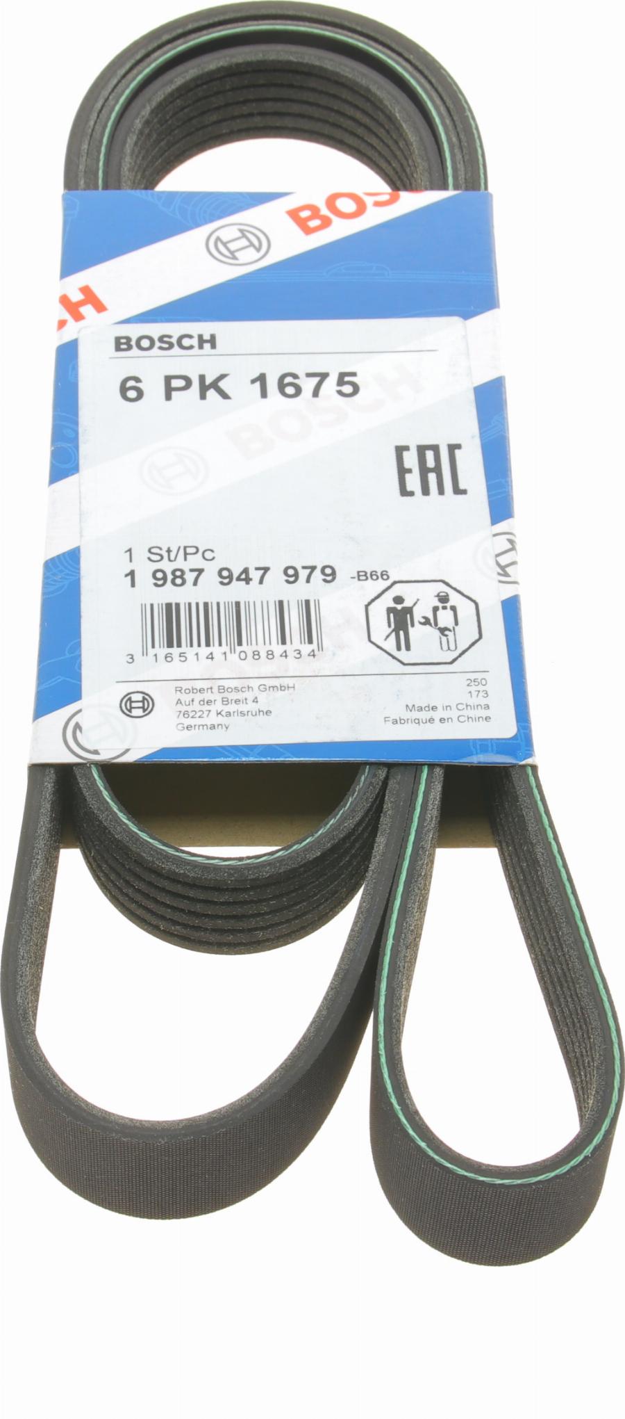 BOSCH 1 987 947 979 - V-Ribbed Belt car-mod.net