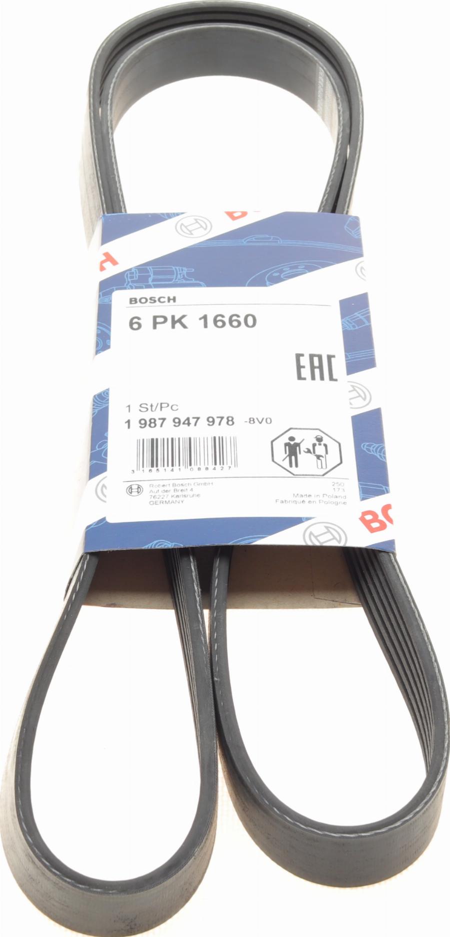 BOSCH 1 987 947 978 - V-Ribbed Belt car-mod.net