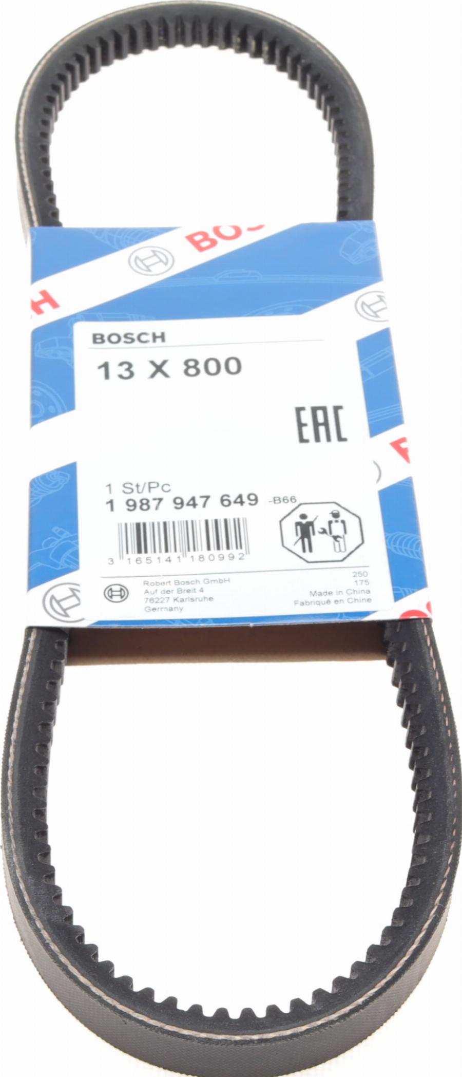 BOSCH 1 987 947 649 - Drive belt, V-Belt car-mod.net