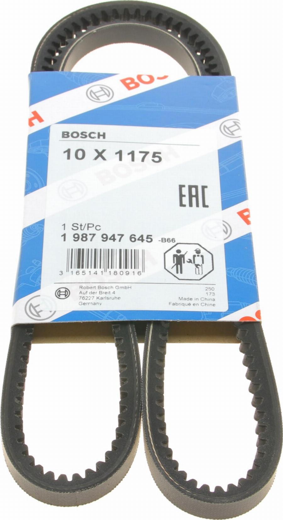 BOSCH 1 987 947 645 - Drive belt, V-Belt car-mod.net